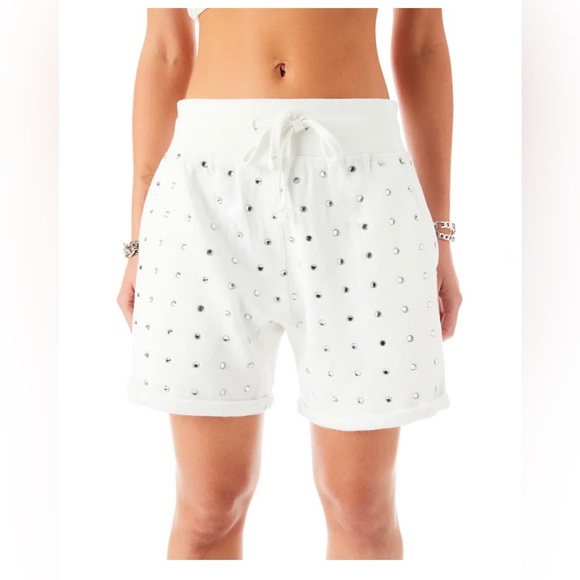 Carmar Rhinestone Sweatshort - Picture 4 of 9